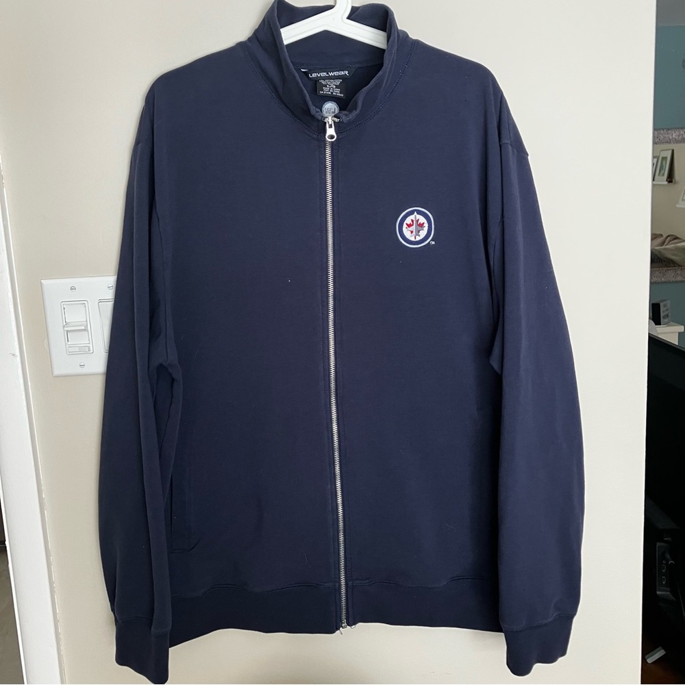 Jets sweater embroidered logo